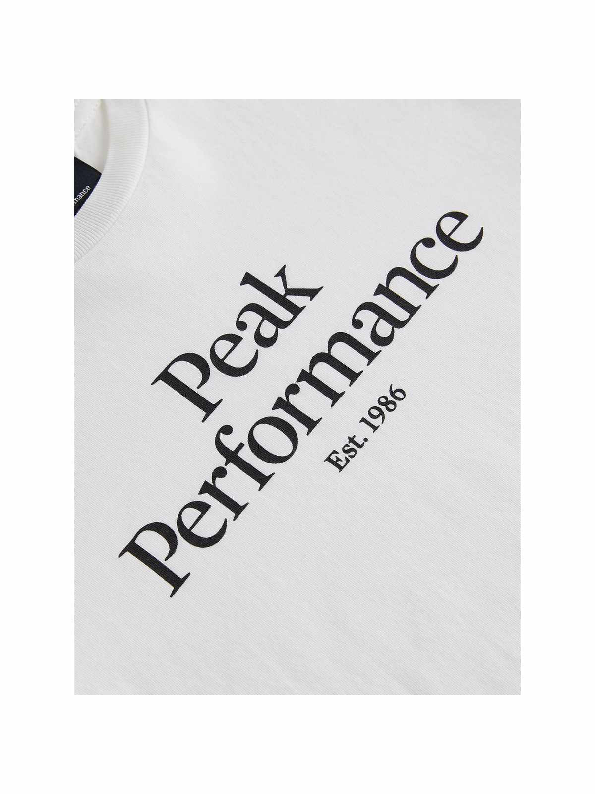 T-Shirt Peak Performance Jr Original Tee biały - Koszulka - Adventure Sports