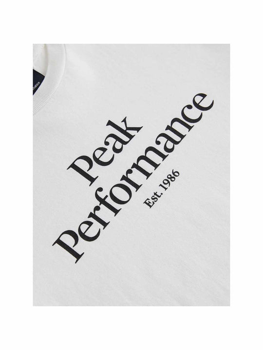 T-Shirt Peak Performance Jr Original Tee biały - Koszulka - Adventure Sports
