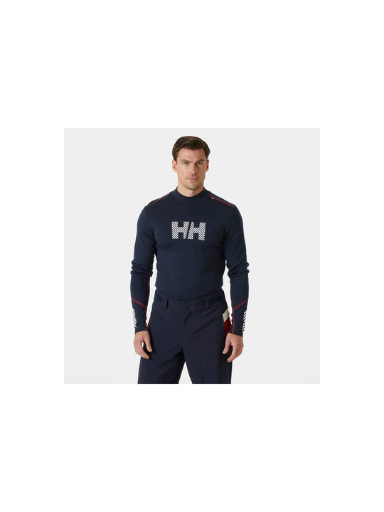 Koszulka Helly Hansen Lifa Merino Midw Logo granatowy - Adventure Sports
