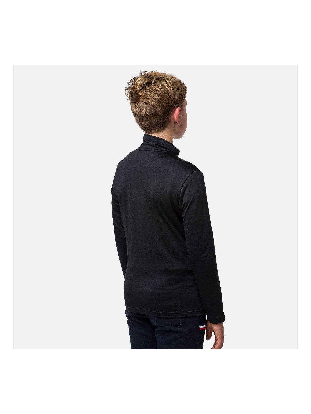 Koszulka teroaktywna chłopięca Boy Rossignol 1/2 Warm Stretch Layer czarny - Bluza - Adventure Sports