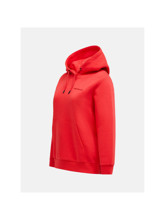 Bluza PEAK PERFORMANCE Original Small Logo Hood Women czerwony - Adventure Sports
