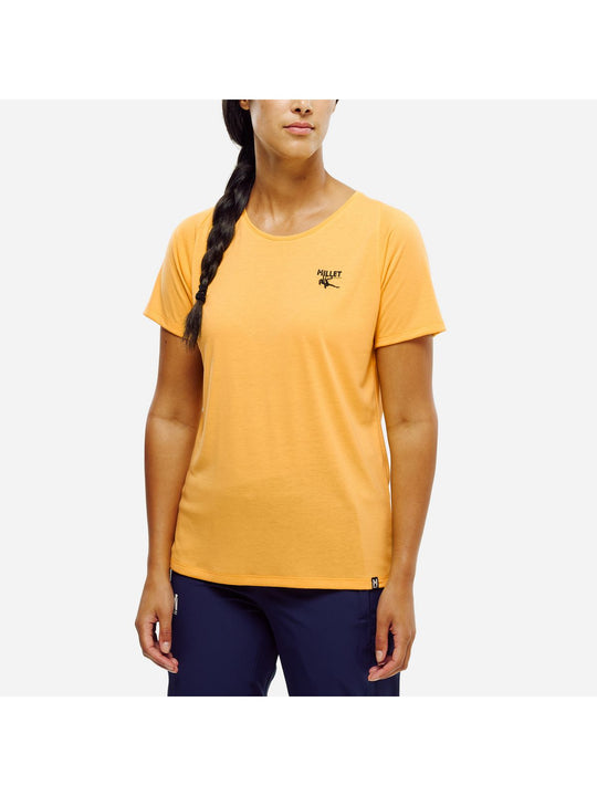 Koszulka damska MILLET Cimaï Natural Ts Ss W żółta
