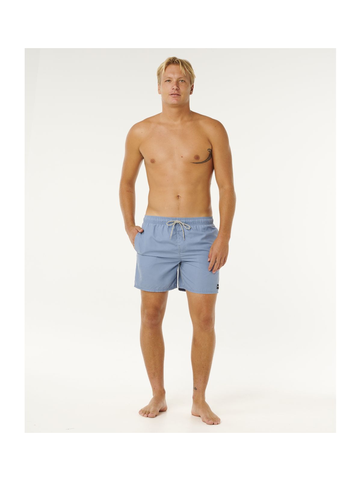 Boardshorty męskie RIP CURL Offset Washed Volley niebieskie