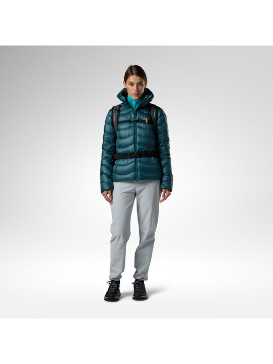Kurtka narciarska damska ROSSIGNOL W Verok Down Hoodie Jacket zielona
