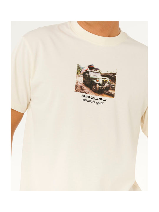 Koszulka męska RIP CURL Search Rig Tee biała
