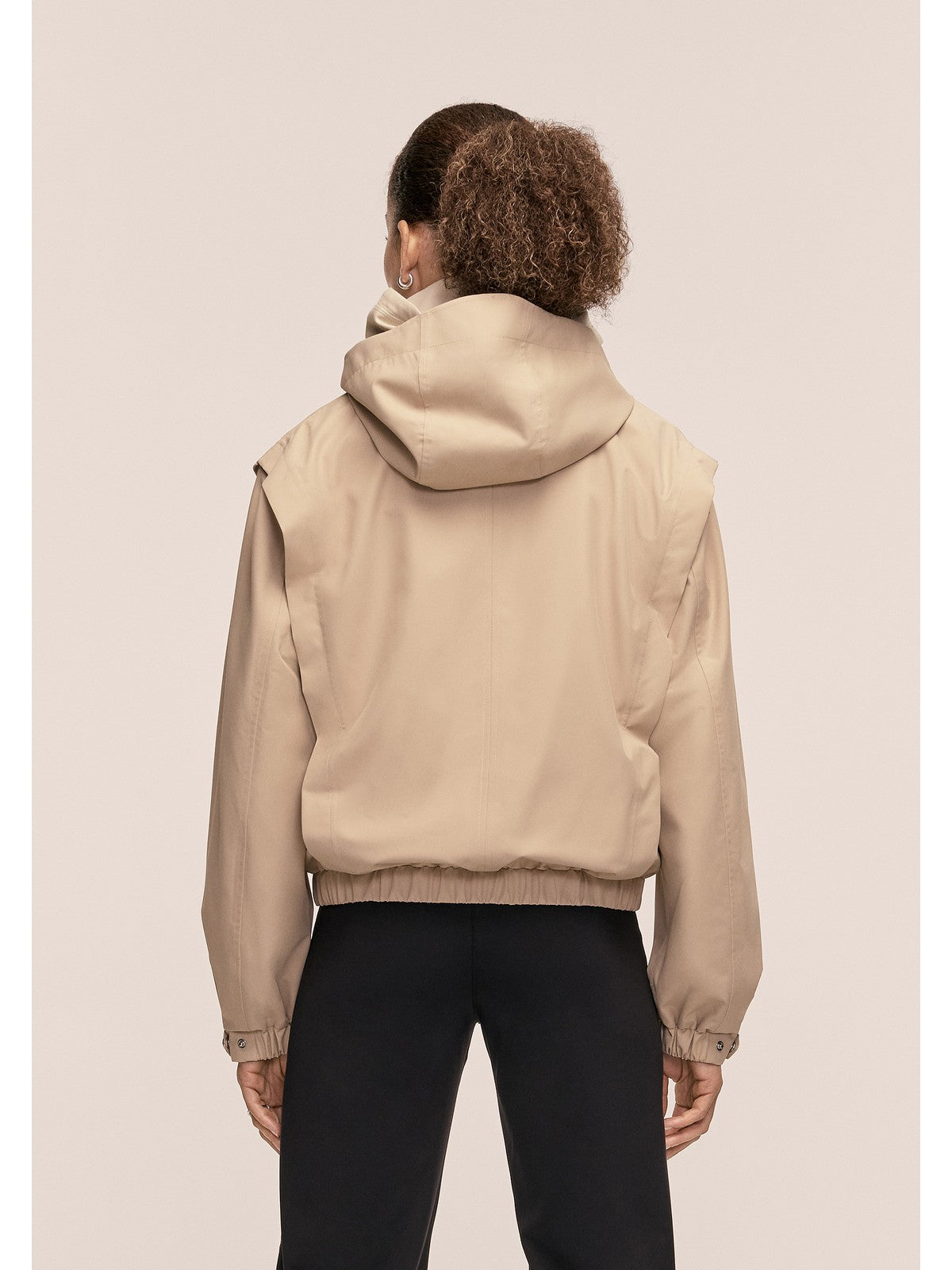 Kurtka damska CASALL Scandi Bomber Rain Jacket kolor beżowy