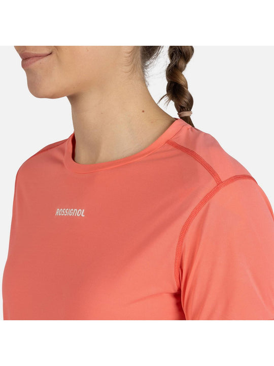 Koszulka damska ROSSIGNOL W Sidelhorn Tee różowy
