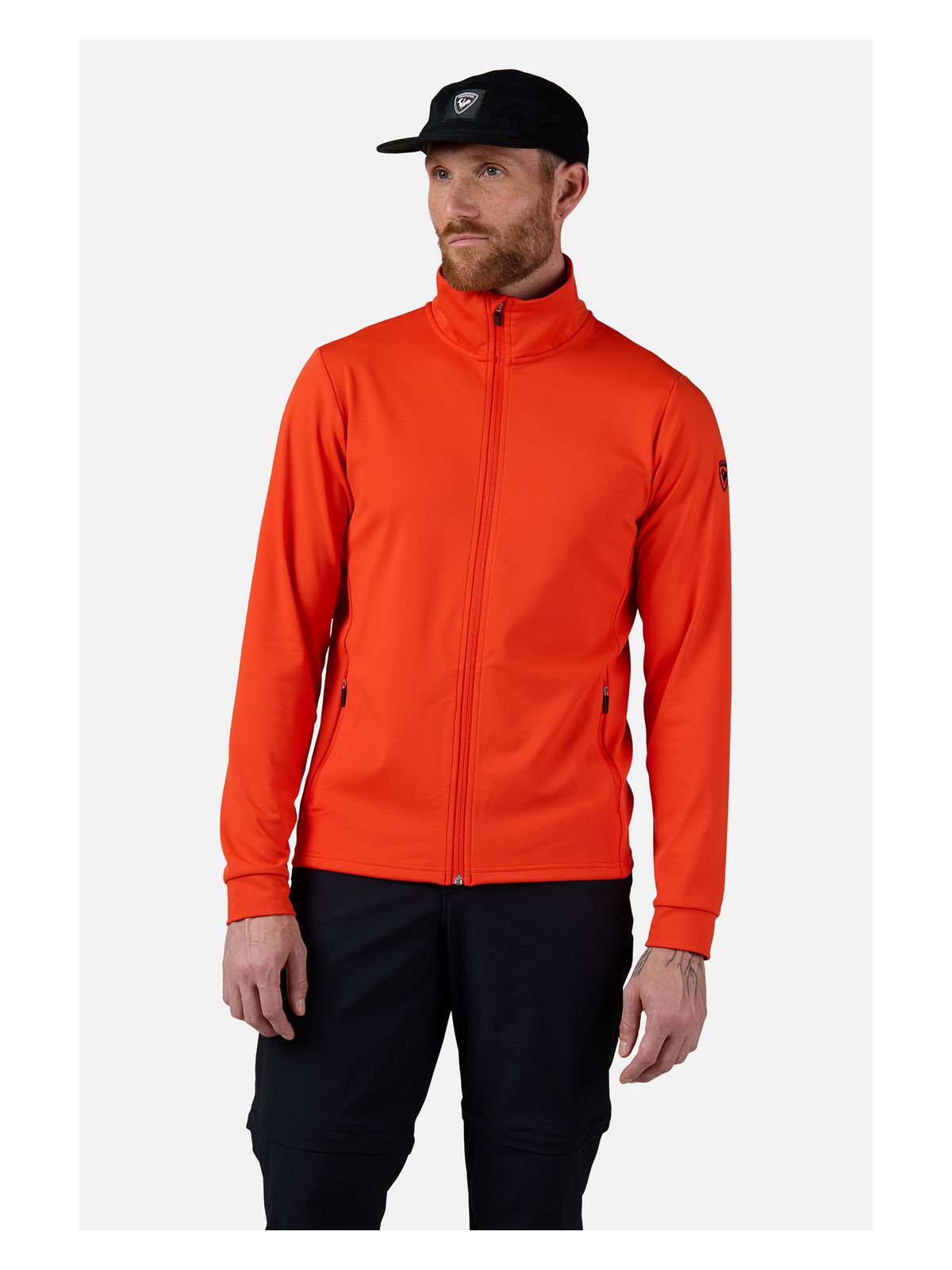 Bluza męska ROSSIGNOL Mid Layer Thin pomarańczowa
