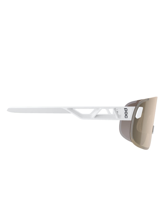 Okulary rowerowe POC Elicit+ biały - Clarity Trail /Partly Sunny Silver cat.2
