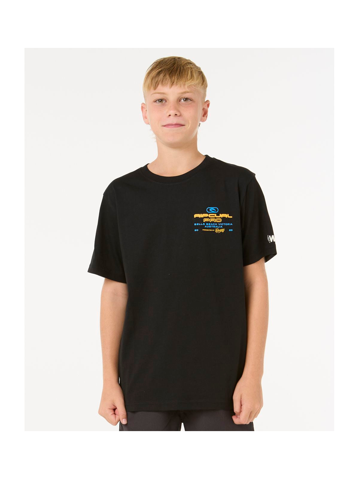 Koszulka RIP CURL Rip Curl Pro 25 Event Tee-Kid czarny