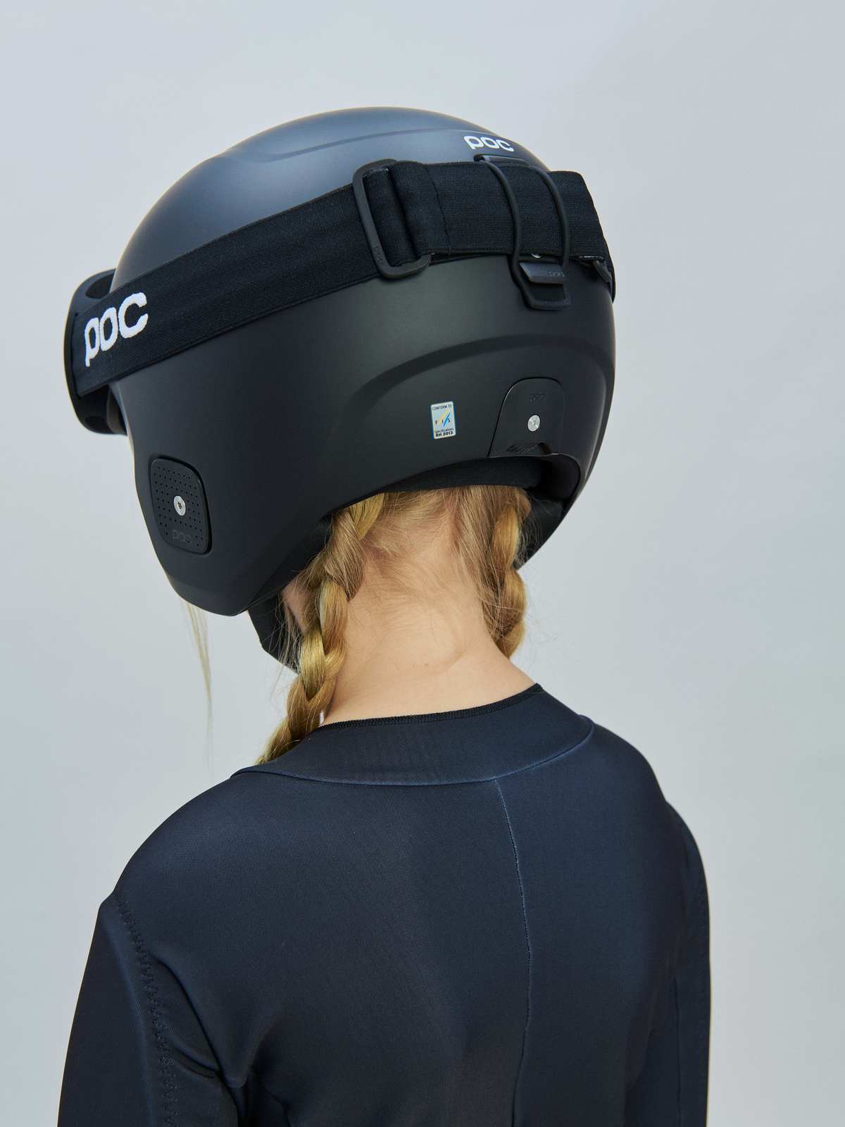 Kask narciarski dla dzieci POC Skull Dura Jr czarny mat