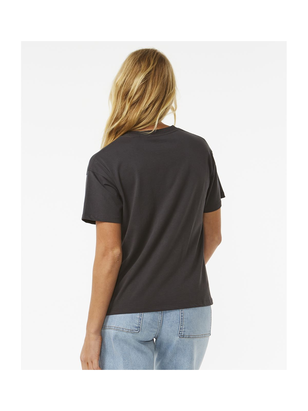 Koszulka RIP CURL Long Days Relaxed Tee czarny - Adventure Sports