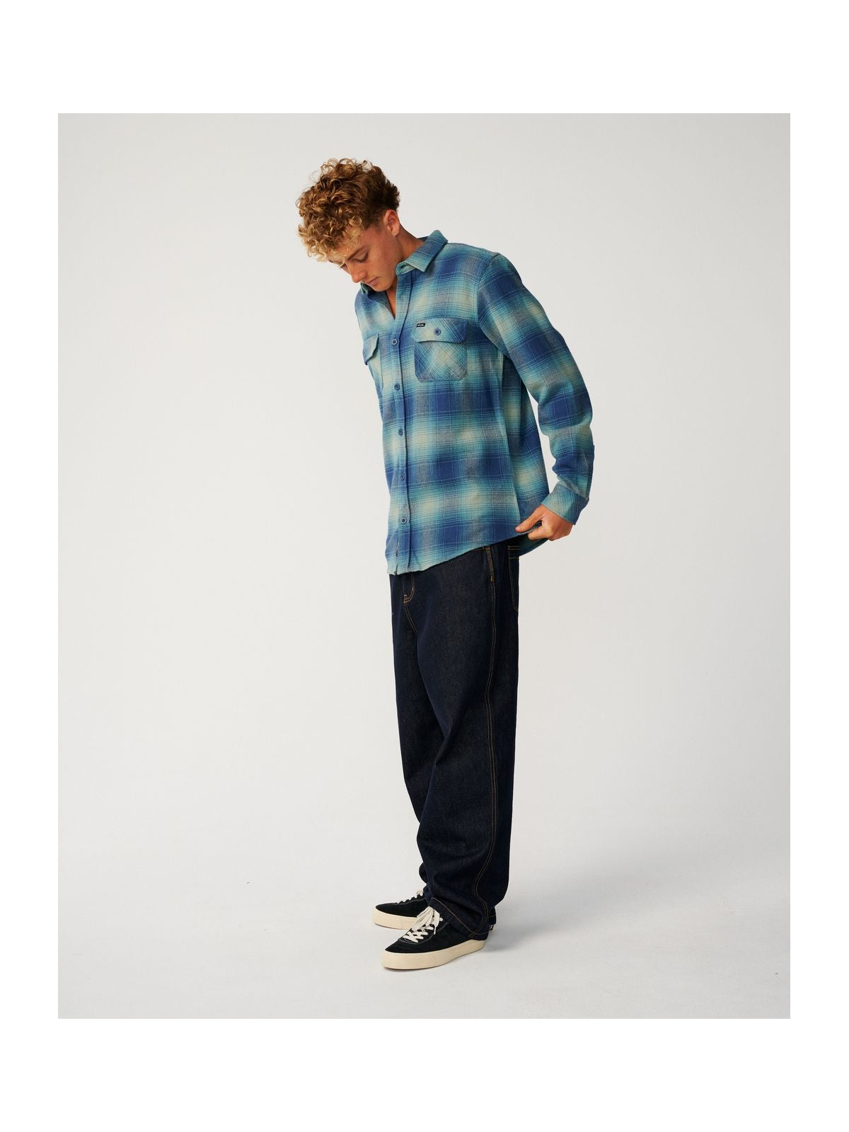 Koszula męska RIP CURL Classic Surf Count Flannel granatowa