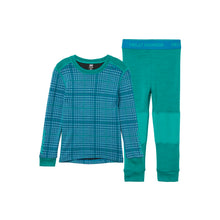 Bielizna dziecięca HELLY HANSEN K Graphic Lifa Merino Set kolor zielony
