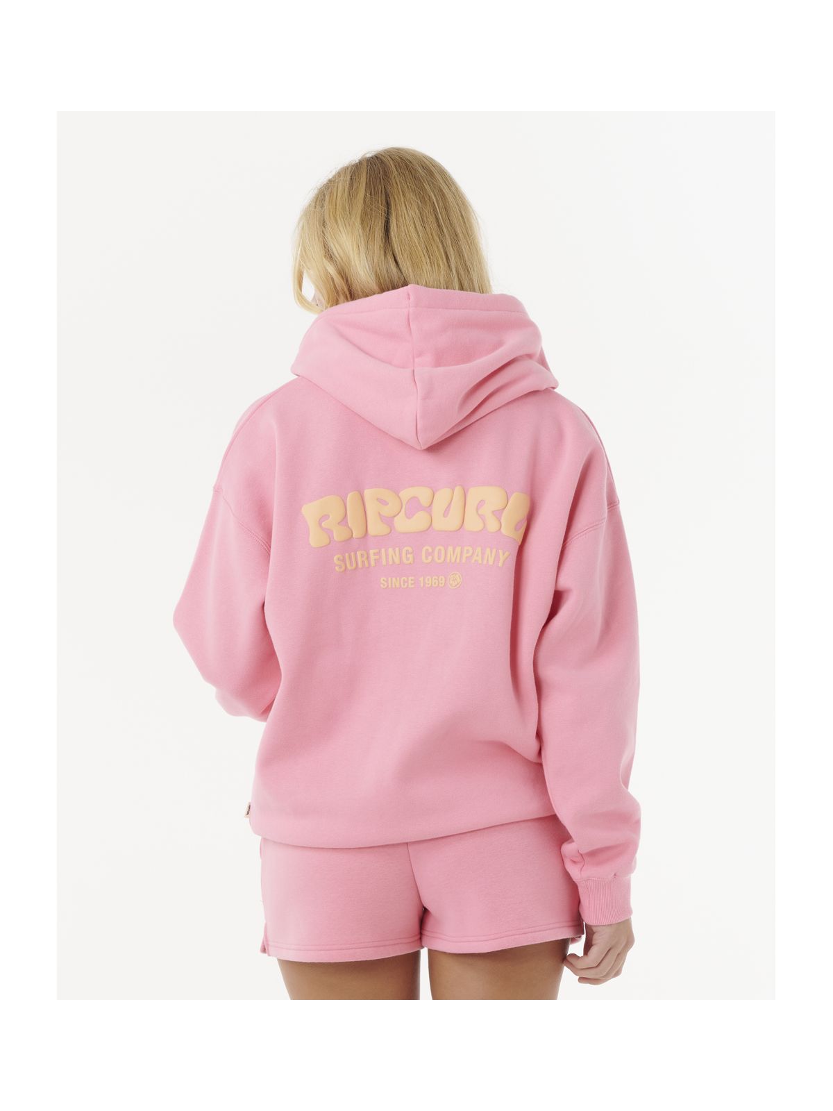 Bluza RIP CURL SURF PUFF HERITAGE HOOD różowa