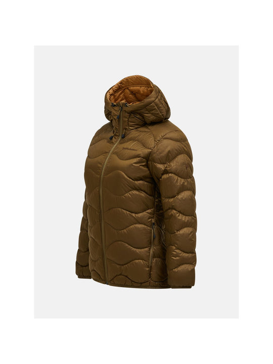 Kurtka PEAK PERFORMANCE Helium Down Hood Jacket Women brązowy
