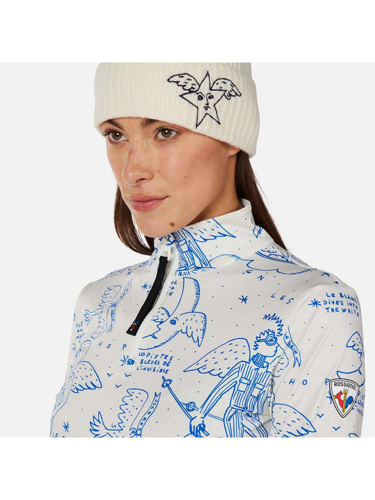 Bluza damska ROSSIGNOL W JCC BOOSTER HZ biała

