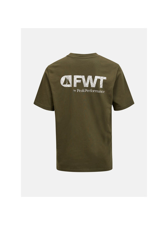 Koszulka PEAK PERFORMANCE FWT Logo Tee zielony
