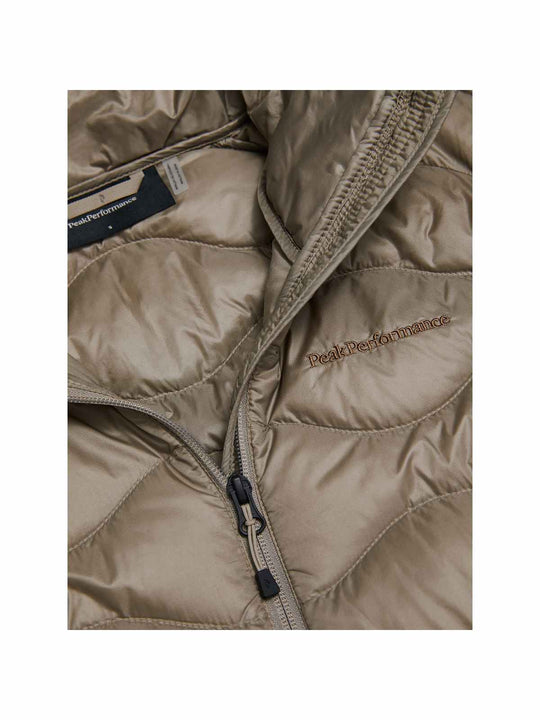 Płaszcz puchowa damski PEAK PERFORMANCE Helium Down Coat beżowy
