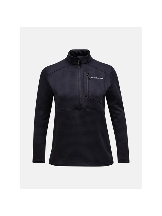 adventuresports bluza-peak-performance-w-trail-polartec-half-zip-czarny-g79811010-050 front
