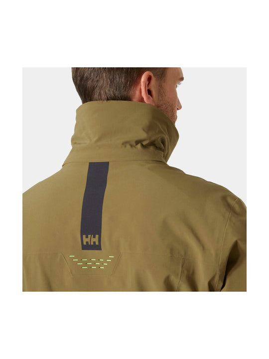 Kurtka narciarska męska HELLY HANSEN ALPHA LIFALOFT JACKET brązowa
