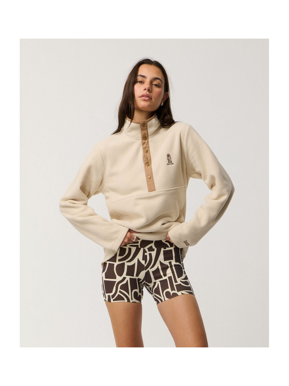 Polar damski RIP CURL S-Series Polartec Fleece piaskowy