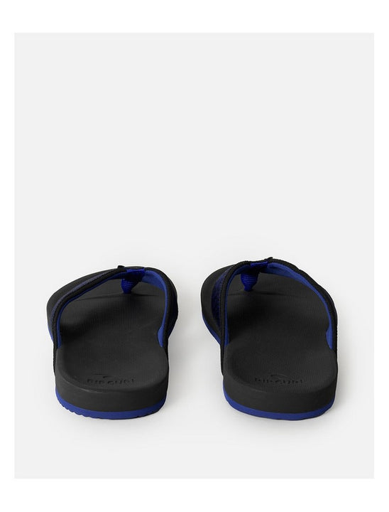 Japonki plażowe męskie RIP CURL Raw Energy Bloom Mid Open Toe czarne

