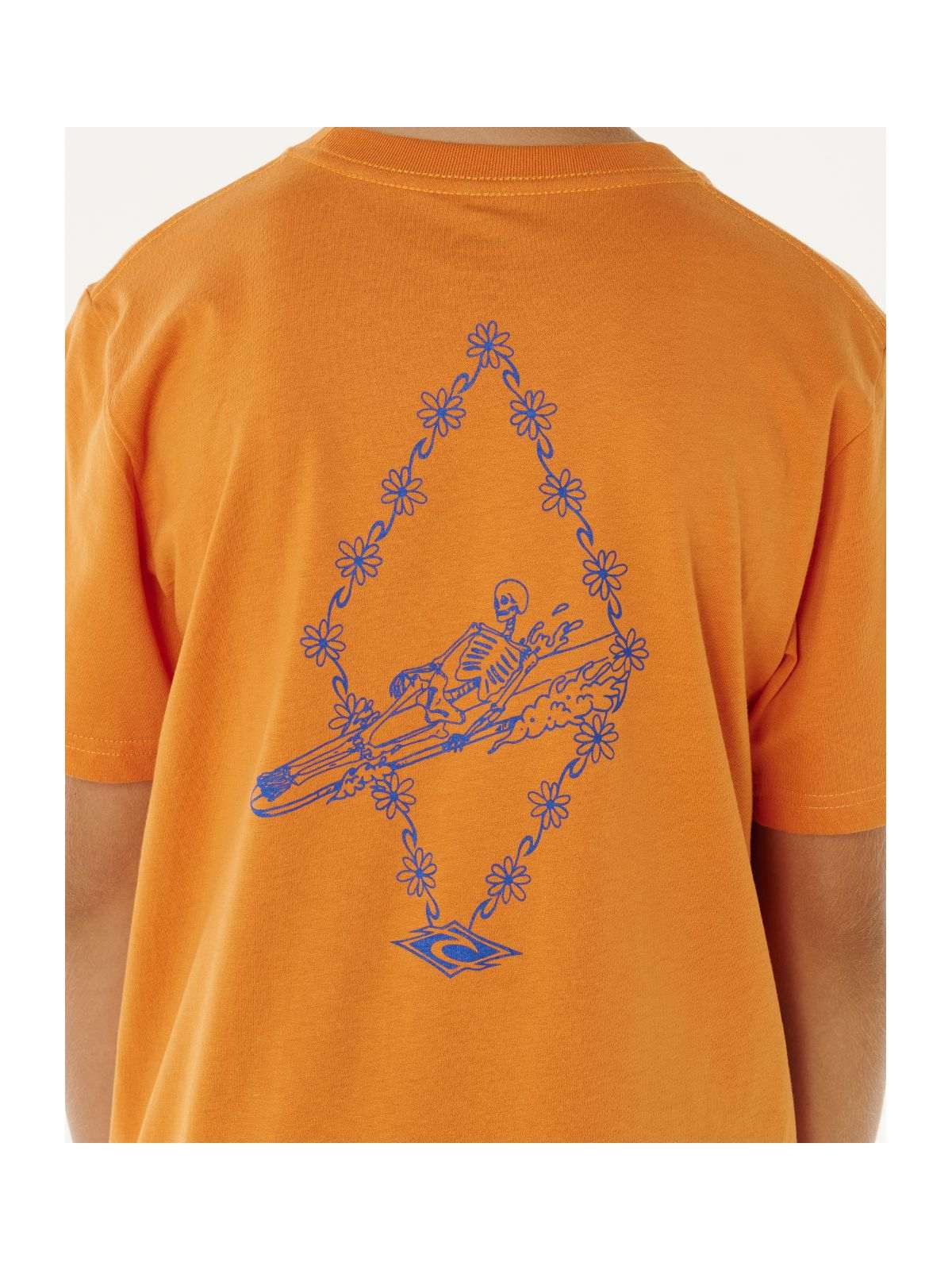 Koszulka chłopięca RIP CURL Eternal Shred Art Tee-Boy pomarańczowa