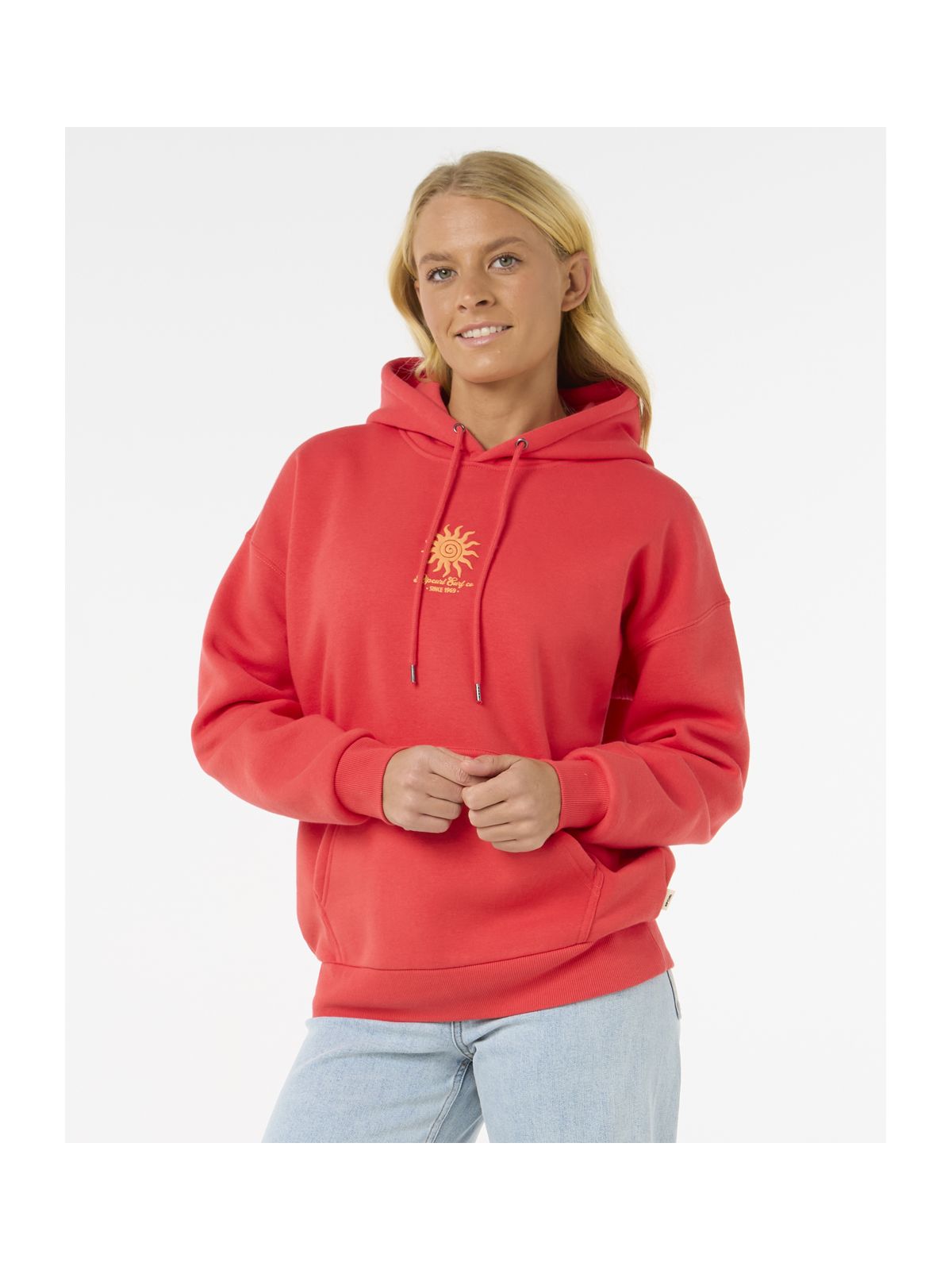 Bluza RIP CURL Cala Heritage Hood czerwony