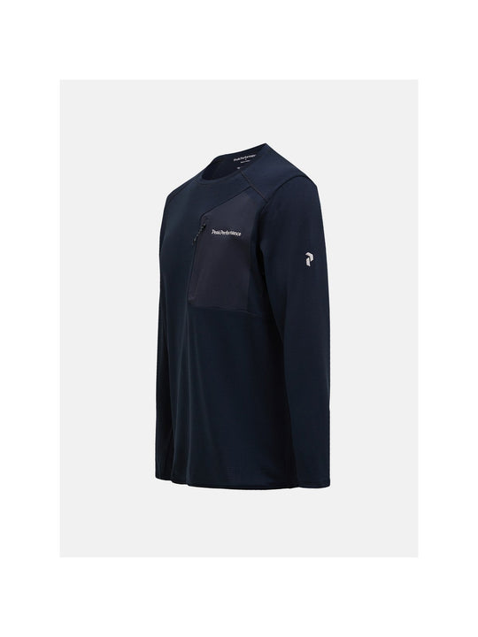 adventuresports bluza-peak-performance-m-freelight-polartec-grid-crew-czarny-g80161010-050 tyl
