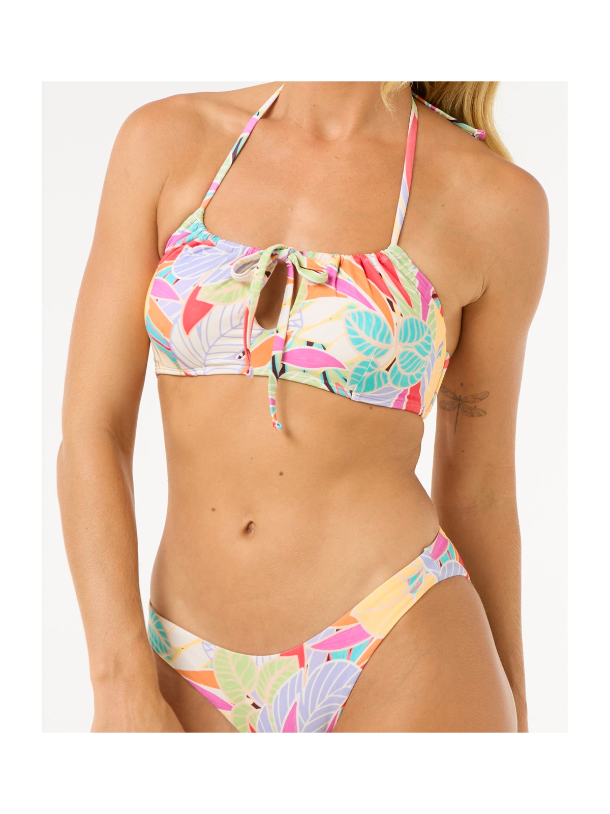 Majtki kąpielowe RIP CURL Cala Vadella Full Pant białe