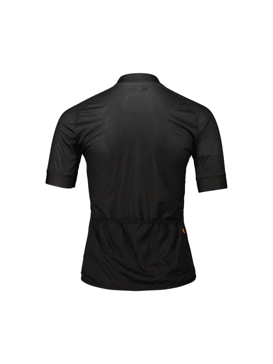 Koszulka rowerowa damska POC W’s Essential Road Logo Jersey czarna - Adventure Sports

