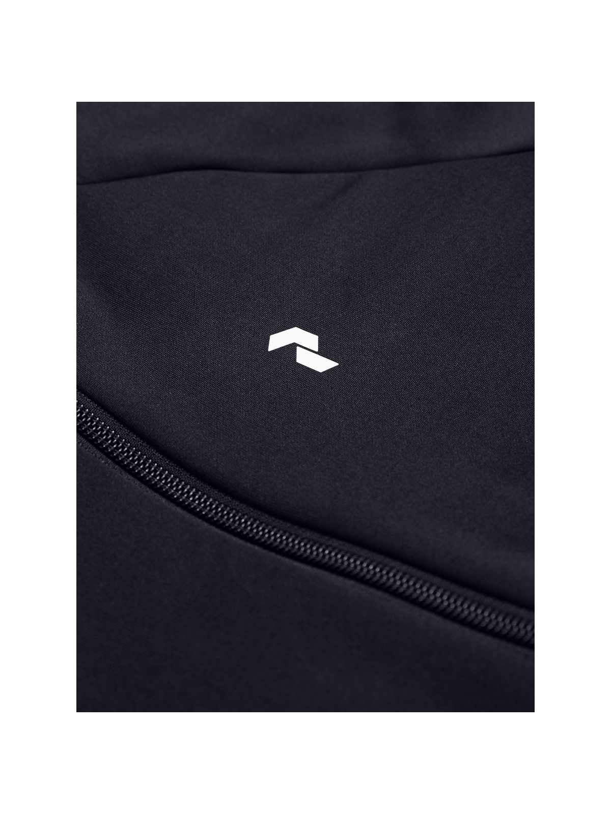 Bluza Peak Performance Jr Rider Zip Hood czarny - Adventure Sports
