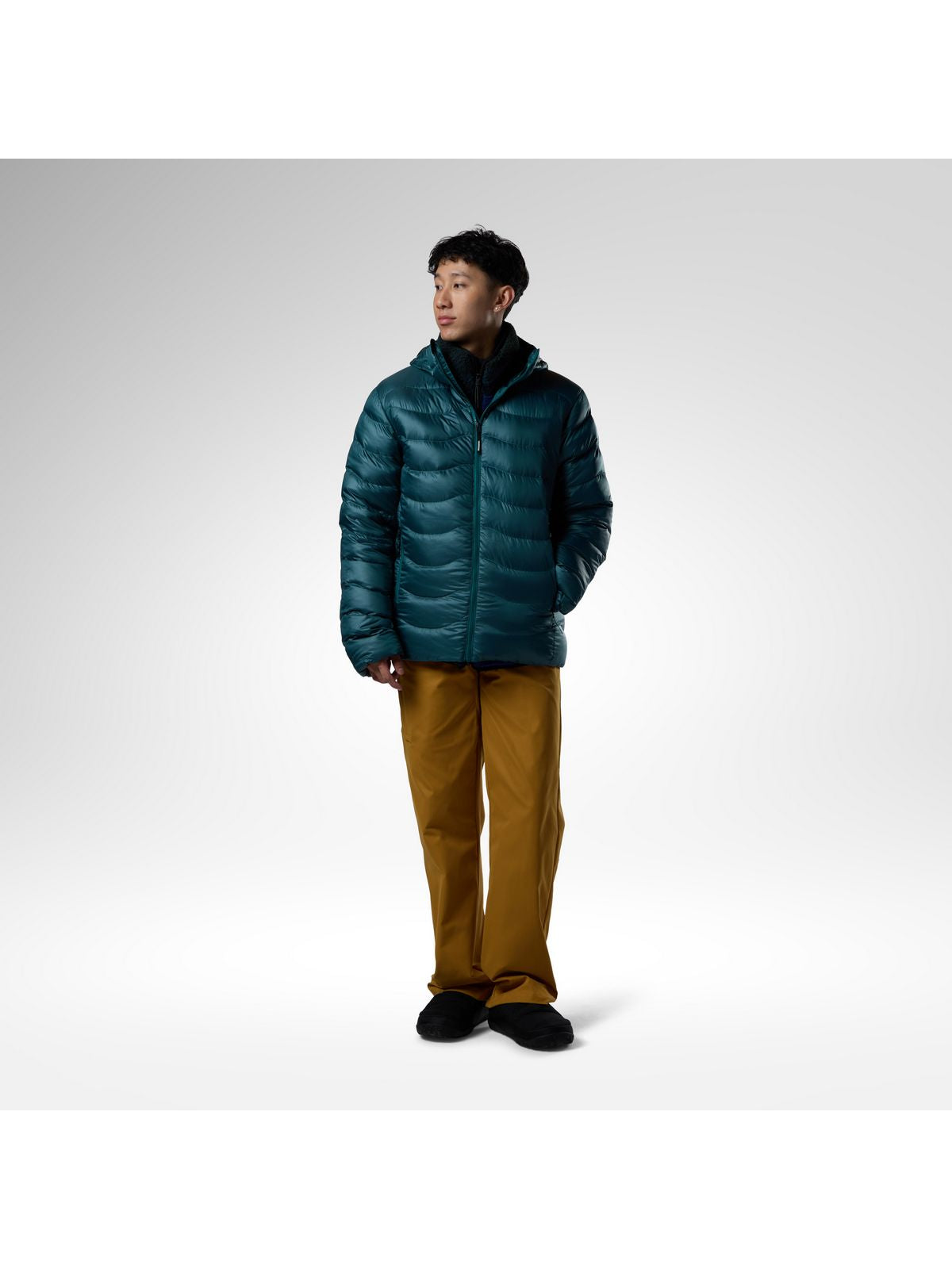 Kurtka puchowa męska ROSSIGNOL M Verok Down Hoodie Jacket zielona