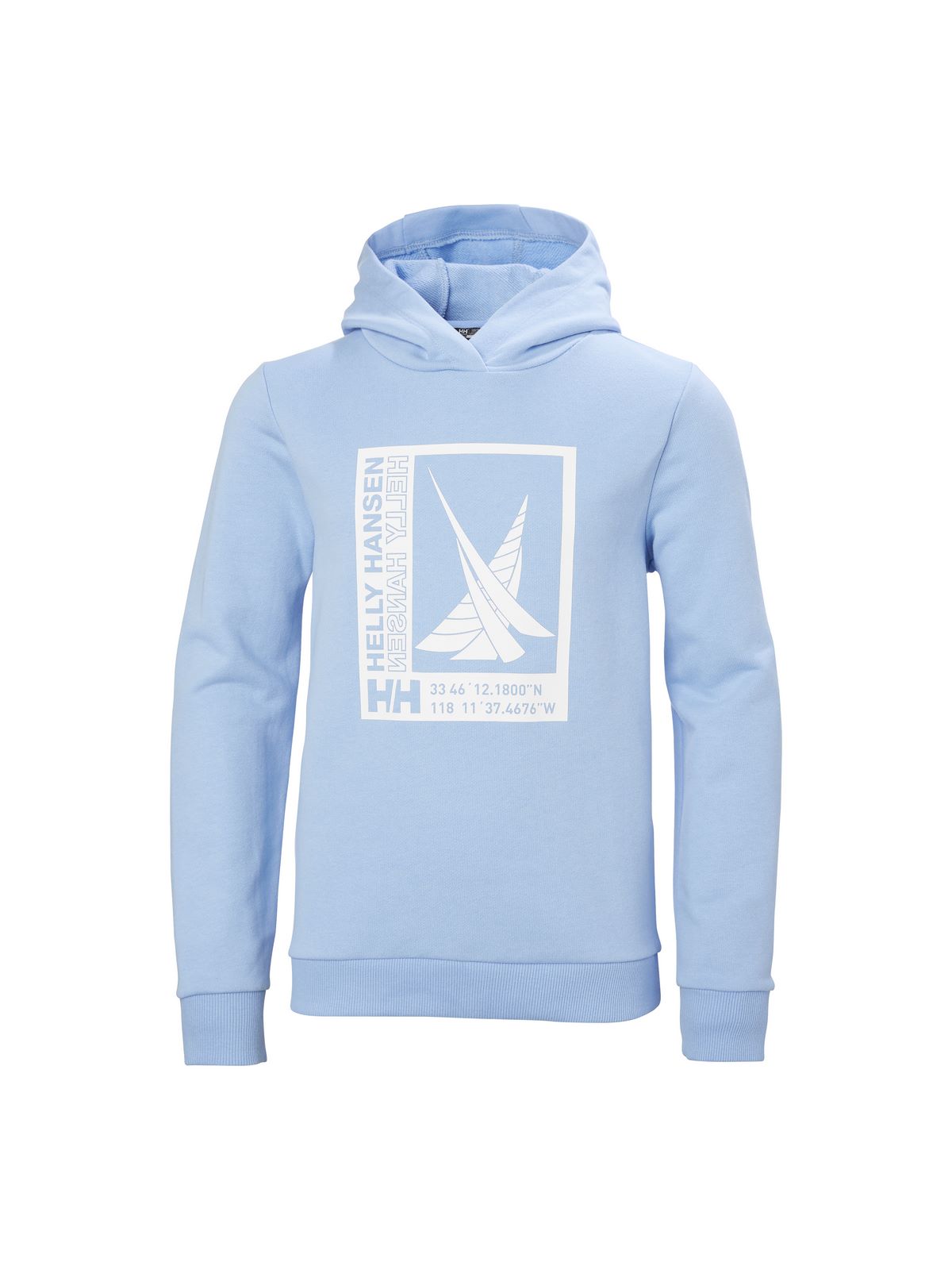 Bluza dziecięca dresowa HELLY HANSEN Jr Port Hoodie niebieski - Adventure Sports