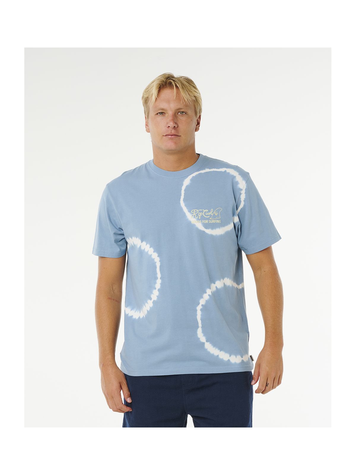 Koszulka męska RIP CURL Pacific Rinse Fin Tee niebieska