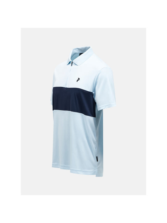 Koszulka PEAK PERFORMANCE M Player Zip Polo niebieski - Adventure Sports

