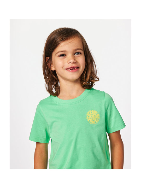 Koszulka RIP CURL WETSUIT ICON TEE -BOY zielona - Adventure Sports

