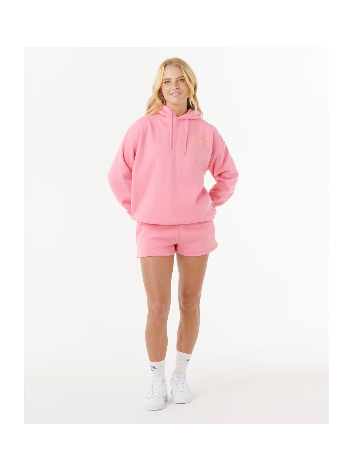 Bluza RIP CURL SURF PUFF HERITAGE HOOD różowa