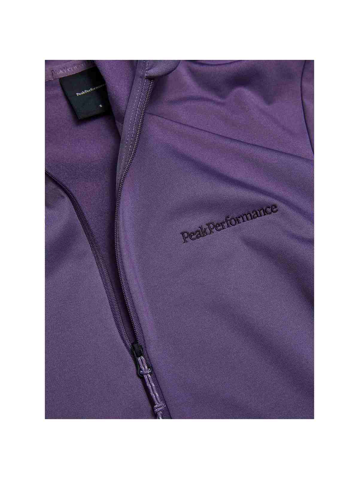 Bluza z kaputerm damska PEAK PERFORMANCE Light Zip Hood fioletowa
