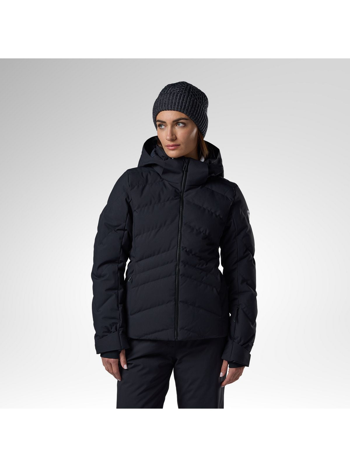Kurtka narciarska damska ROSSIGNOL W Staci Nf Insulated Jkt czarna