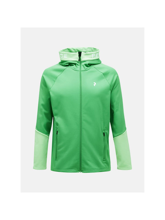 Bluza PEAK PERFORMANCE Rider Zip Hood Men zielony - Adventure Sports
