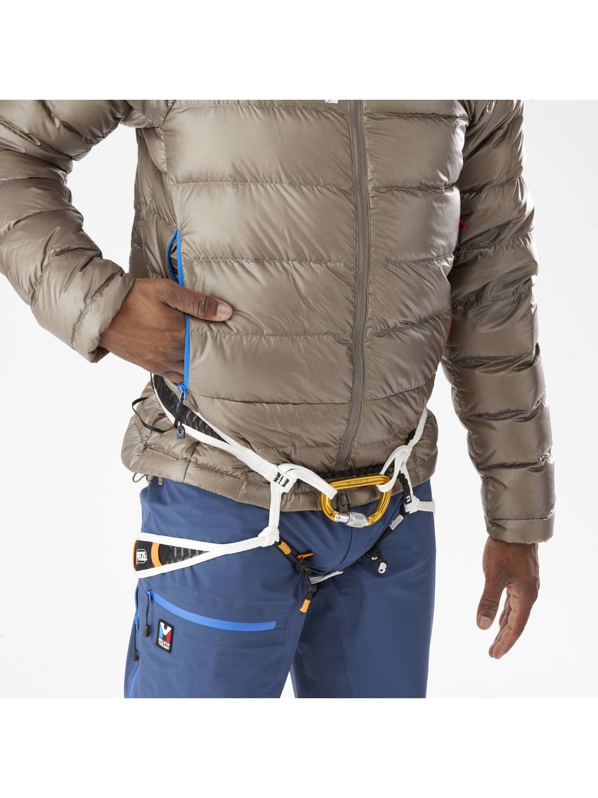 Puchowa kurtka alpinistyczna damska MILLET M Tri Icon Down Hd beżowy - Kurtka - Adventure Sports