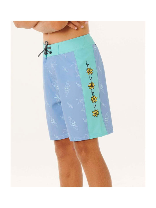 Boardshorty chłopięce RIP CURL Eternal Shred Mirage-Boy niebieskie
