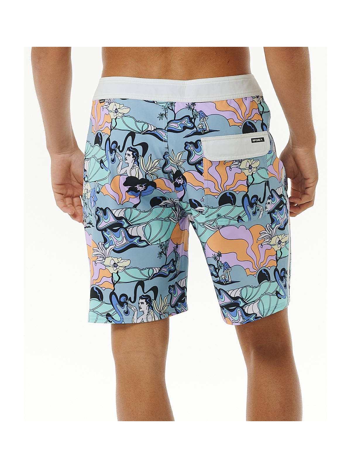 Boardshorty RIP CURL Mirage Postcards niebieski - Adventure Sports