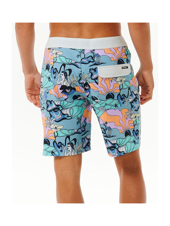 Boardshorty RIP CURL Mirage Postcards niebieski - Adventure Sports

