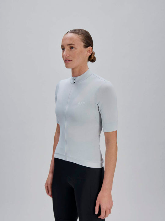 Koszulka rowerowa damska POC W's Thermal Lite Jersey szara
