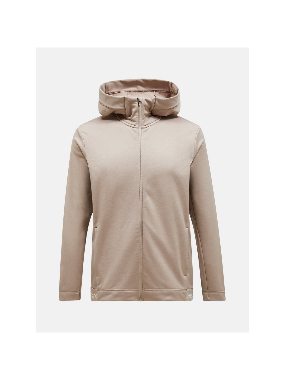Bluza Peak Performance M Rider Tech Zip Hood beżowy - Adventure Sports