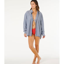 Koszula damska RIP CURL Beach Days Pinstripe Shirt niebieska
