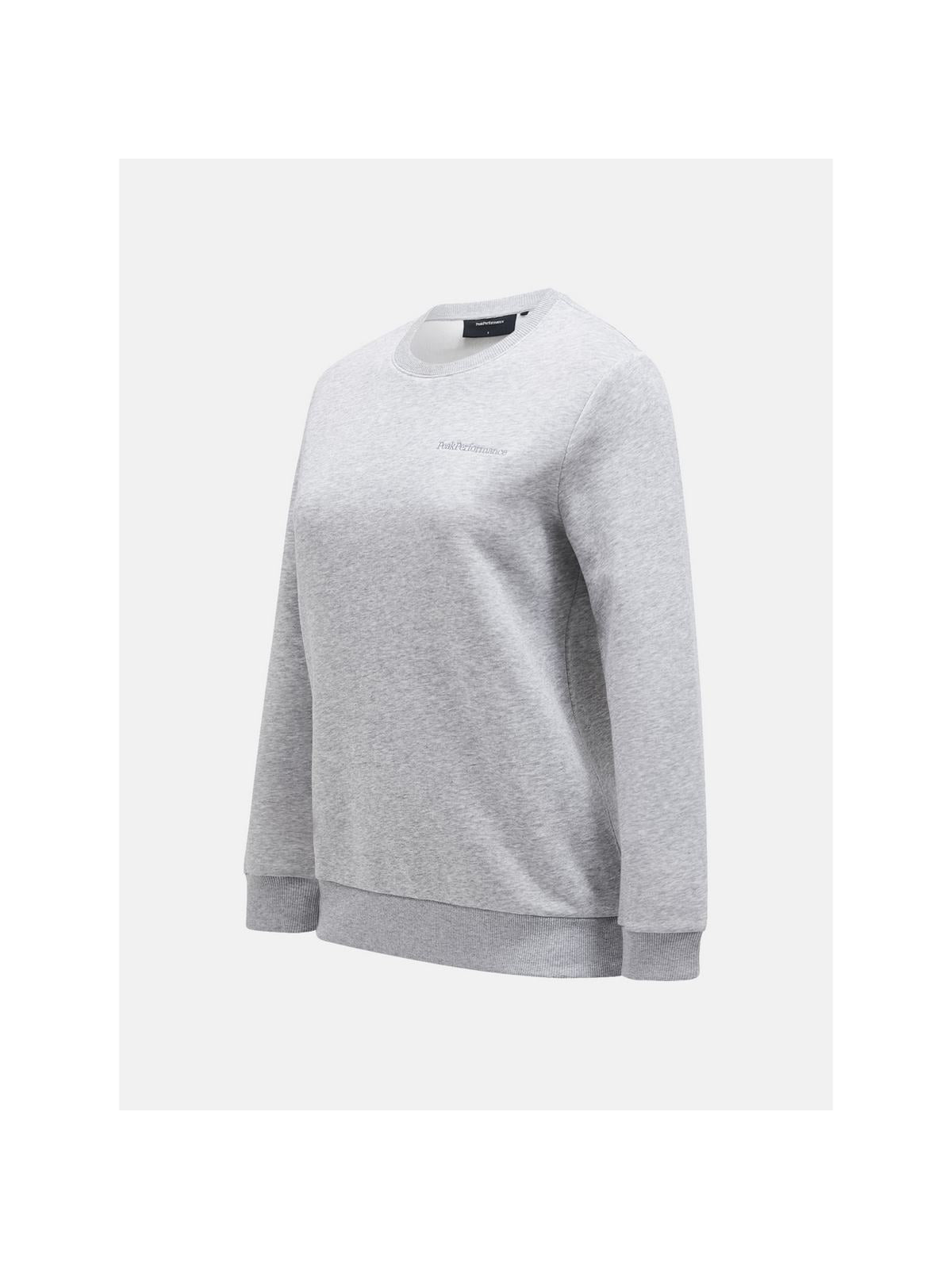 Bluza PEAK PERFORMANCE Original Small Logo Crew Women szary - Adventure Sports